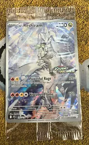 Pokemon SEALED N's Reshiram 167/159 Journey Together Box Topper Stamped Promo!! - Picture 1 of 2