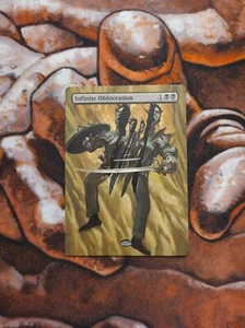 Magic the Gathering Infinite Obliteration #2 Hand Painted Custom MTG Alter - Picture 1 of 1