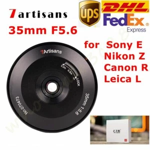 7artisans 35mm F5.6 MF Full Frame Lens For Sony E Nikon Z Canon RF Leica L Mount - Picture 1 of 9