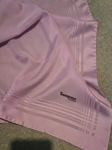  Vintage Silky Jacqmar Scarf . In Lilac  - Picture 1 of 4