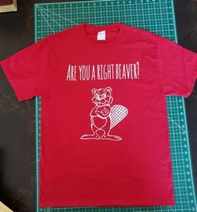 A GREAT AMERICAN RED BEAVER T-Shirt - Size Medium - NEW!! RARE!! 100% Cotton - Picture 1 of 9