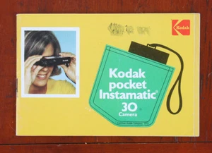 KODAK POCKET INSTAMATIC 30 ANLEITUNGSBUCH / 178343 - Bild 1 von 1