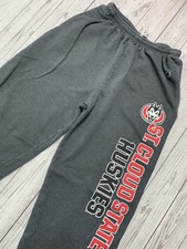Champion St Cloud State Huskies NCAA Football Hockey Sweatpants Men’s Large Gray