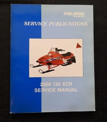 Polaris 120 XCR 2000 moto de nieve manual de reparación muy buen estado Foto 1 de 3