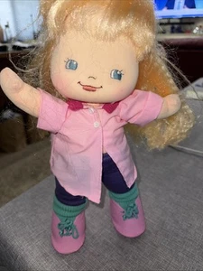 Vintage Imaginations Doll 1988 Cloth Sassy 12” Girl 1988 RARE - Picture 1 of 8