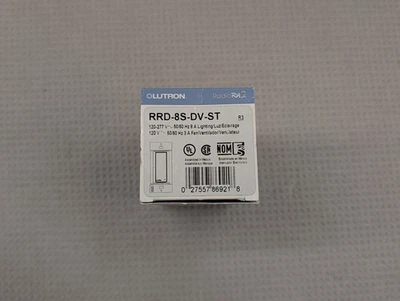 Interruptor de 8 amperios de iluminación y carga del motor Lutron RRD-8S-DV-ST Foto 1 de 4