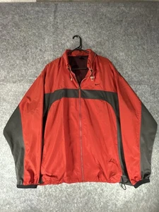 Chaqueta cortavientos vintage Nike roja malla de nailon XL ACG todas las condiciones perno de engranaje - Imagen 1 de 5