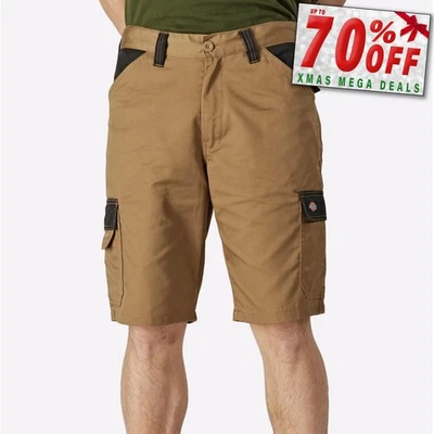Dickies Diario Hombre Casual para Trabajo Multiuso Construcción Shorts Marrón - Imagen 1 de 4