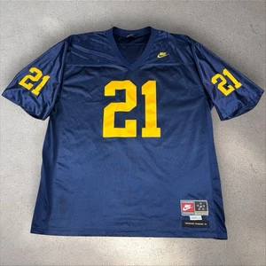 Vintage Nike 90s Michigan Wolverines Desmond Howard 21 Field General Jersey 3XL - Bild 1 von 6