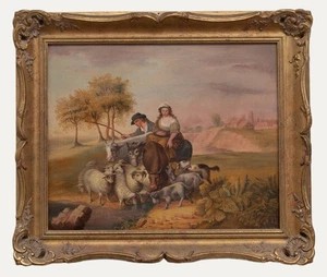 Torf - 1787 Öl, führt die Tiere zum Wasser - Bild 1 von 7