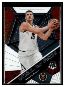 2019-20 Panini Mosaic #9 Nikola Jokic Will to Win Denver Nuggets - Picture 1 of 2