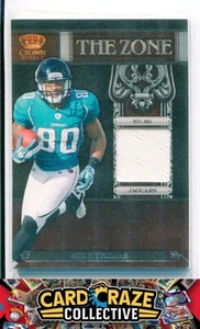 Panini Crown Royale Mike Thomas #20 The Zone Materials 74/99 2011 - Excelente - Imagen 1 de 2