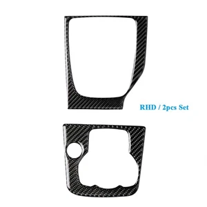 Carbon Fiber Gear Shift + Multimedia Panel Trim For Mazda 3 Axela 13-16 14 RHD - Picture 1 of 8
