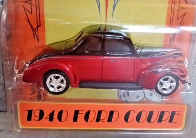 Ford cupé Hot Rod Underground 1940 rojo y negro 1:43 diecast 2005 Toy Zone Foto 1 de 3