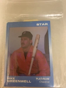 1989 Mike Greenwell Platinum Set # 51/ 1,000 The Star Co (1-10) Mint - Picture 1 of 4