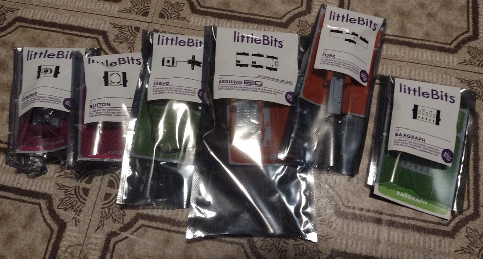 LittleBits set of 6 modules including Arduino module - Image 1 of 1