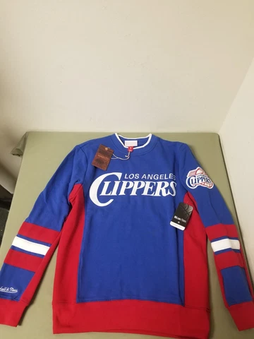 New Mens NBA Mitchell & Ness Los Angeles Clippers Hometown Champs Sweatshirt Cover