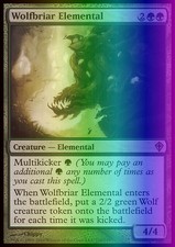 Magic the Gathering MTG Wolfbriar Elemental (118) Worldwake   LP FOIL