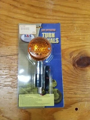 Señal de giro ámbar aprobada por el DOT K&S Technologies 25-3035 Foto 1 de 2