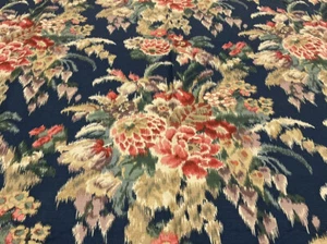 Brunschwig & Fils Dekorstoff "SOLESMES" 3 Yards, Siebdruck Made in France - Bild 1 von 4