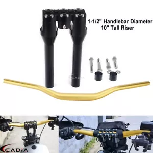 Elevador de manillar Club Style 1 1/2" para Harley Dyna Touring Softail Street/Fat Bob - Imagen 1 de 10