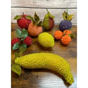 Vintage Push Pin Fruit 8 Piece - Picture 1 of 4