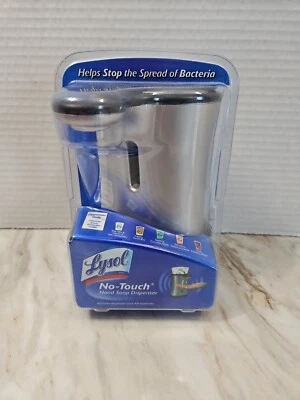 Lysol No Touch Automatic Hand Soap Dispenser Silver Discontinued NEW  - Image 1 of 2