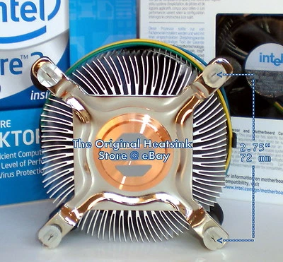 Core 2 Duo CPU Cooling Fan for E6300 E6320 E6400 E6420 E6540 Intel Processor New - Image 1 of 4