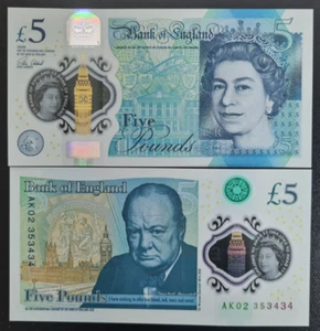 2015 Great Britain 5 Pounds England UNC - Picture 1 of 1