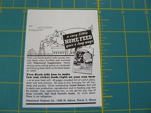 THE FARM QUARTERLY- SUMMER 1957-AD- VITAMINERAL HOME FEED / Peoria, ILL - Picture 1 of 1