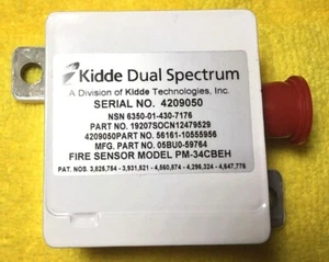 Kidde Dual Spectrum PM-34CBEH Fire Infrared Sensor (05BU0-59764) - Picture 1 of 2