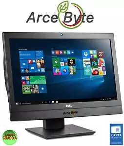 ALL IN-ONE DELL OPTIPLEX 7440 24 " INTEL CORE i5 RAM 8GB HDD 500G WIN 10 WEBCAM - Foto 1 di 12