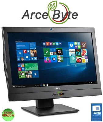 ALL IN-ONE DELL OPTIPLEX 7440 24 " INTEL CORE i5 RAM 8GB SSD 256GB WIN 10 WEBCAM - Immagine 1 di 4