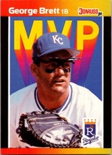 1989 Donruss Bonus MVP George Brett #BC-7 *Denotes INC NO DOT Kansas City Royals