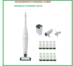 FOLLETTO SENZA FILO VB 100 SACCHETTI VB100 VORWERK GARANZIA 24 MESI SENZA FILI - Foto 1 di 6