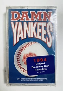 Damn Yankees Cassette Tape 1994 Original Broadway Cast Recording Rare SEALED - Picture 1 of 3
