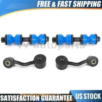 Kit de 4 enlaces de barra estabilizadora delantera trasera Mevotech para Chevrolet Classic 2004-2005 Foto 1 de 4