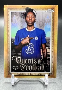 2023 Topps Chrome UEFA KADEISHA BUCHANAN #Q-7 Queens of Football Refractor - Picture 1 of 2