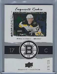 2018-19 Exquisite Collection '03-04 Retro Rookies #03R-DO Ryan Donato 075/225 - Bild 1 von 2