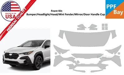 For Subaru Crosstrek 2024-2025 Front Paint Protection Film PreCut Kit PPF - Image 1 of 4