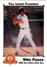 1999 Arizona Fall League Prospects #29 Mike Piazza Flashback Baseball Card