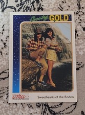 SWEETHEARTS OF THE RODEO #43 - 1992 STERLING CMA COUNTRY GOLD TRADING CARD
