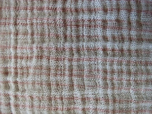 Aden + Anais Baby Swaddle Blanket Muslin Subtle Pink & Grey Stripes 44” x 42” - Picture 1 of 8