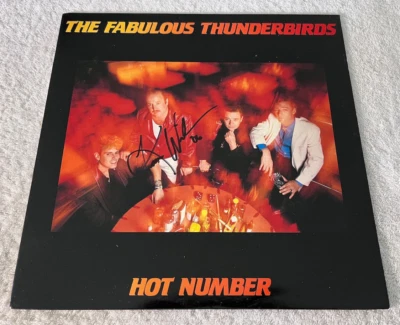 SIGNED BY KIM WILSON = FABULOUS THUNDERBIRDS: "Hot Number": 1987 LP: EX/VG+ Foto 1 de 4