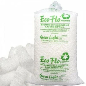 Packaging Foam Ecoflo Nuggets Loose Void Filling 100% Biodegradable Chips - Picture 1 of 4