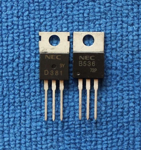 10 pares 2SB536/2SD381 B536/D381 A-220 - Imagen 1 de 1