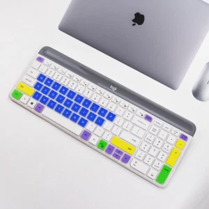 Silicone keyboard cover skin protector for Logitech MK470 K580 K585 - Picture 1 of 16