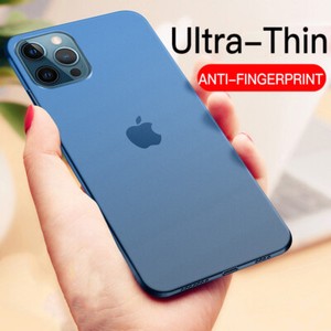 For iPhone 13 12 11 Pro XS Max Mini Slim 0.2MM Shockproof Matte Hard Case Cover