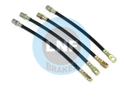 Fiat 128 1.1 1.3 Sport Coupe Familiare Brake Hose X4 Front Rear 1969-1981 - Image 1 of 2