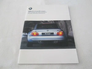 2000 BMW Z3 Coupe Brochure '00 Z-3 M & 2.8 Coupe Catalogo vendite dettagliate USA - Foto 1 di 10